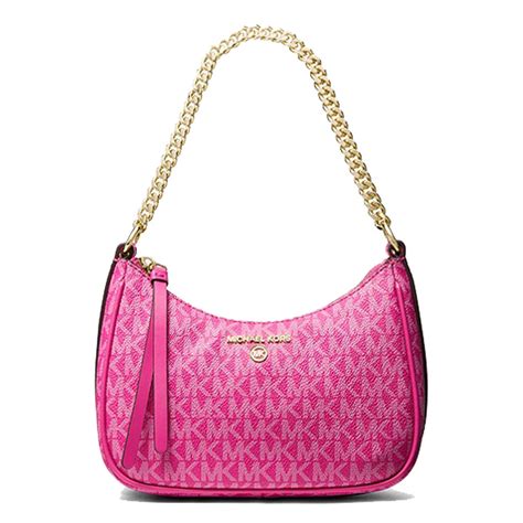 michael kors wild berry purse|Michael Kors chain link necklace.